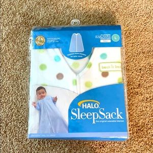 NWT-never opened size large fleece Halo sleep sack